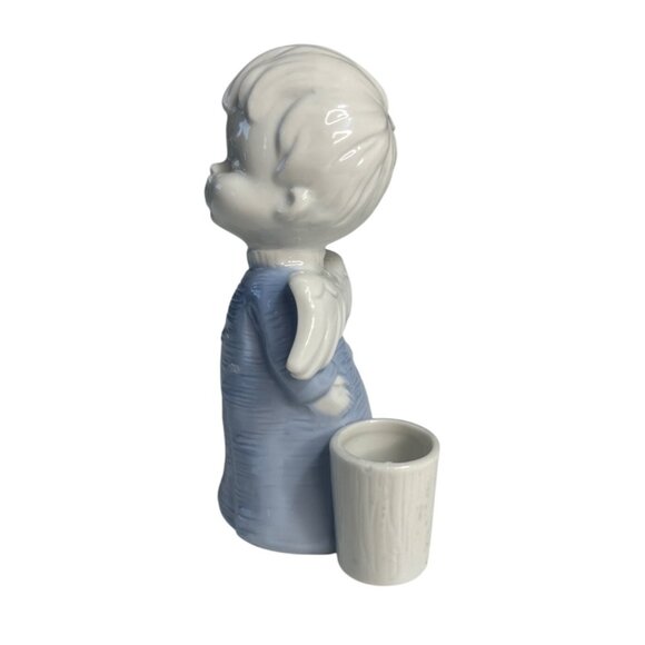 Colonial Candle Vintage Ceramic Singing Angel Candle Stick Holder Christmas - Picture 2 of 6